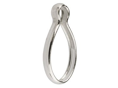Colgante Con Engaste Cerrado, Formaovalada, 6x 4 mm, Plata 925, Bolsa De 5 - Imagen Estandar - 1