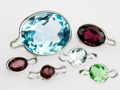 Colgante De Joyería Engaste En Bisel Forma Redonda 3mm, Plata 925, Bolsa De 5 - Imagen Estandar - 3