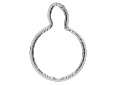 Colgante Cerrado Forma Redonda 5mm,plata 925, Bolsa De 5 - Imagen Estandar - 2