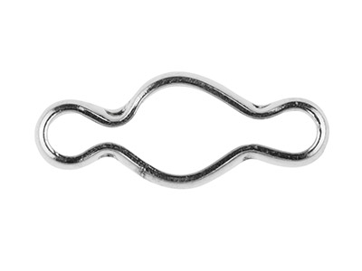 Conector Engarzado Cerrado, Forma Redonda 3 mm, Plata 925, Bolsa De 5 - Imagen Estandar - 2