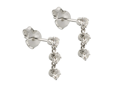 Separador Chaton De 4 Garras Para Piedras De 4 mm, Plata 925 - Imagen Estandar - 3