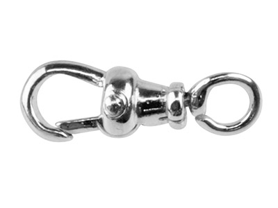 Mosquetn Giratorio Con Anilla Abierta 19mm, Plata 925