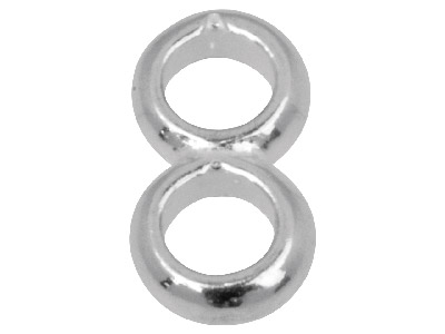 Anillo De Extremo Cerrado, 4 mm, Plata 925, Pack De 10 - Imagen Estandar - 1