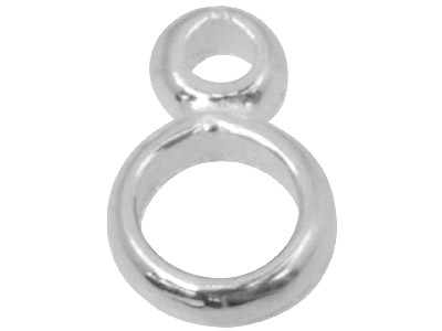 Anillo De Extremo Cerrado, Anillo Pequeño De 3 Mm, Anillo Grande De 5 Mm, Plata 925, Paquete De 10 Y 5 MM Soldadas