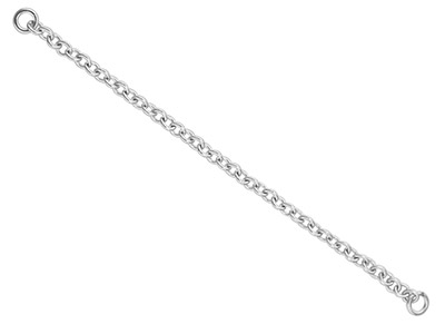 Cadena De Seguridad Para Pulseras, Plata 925, Bolsa De 6 - Imagen Estandar - 1