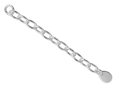 Cadenilla Para Extensin De 4,5cm,plata 925