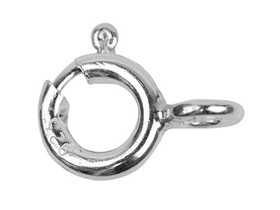 Anillo De Muelle 5mm, Anillo Soldado En Conjunto, Plata 925, Bolsa De10