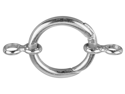 Cierre Redondo Invisible 16mm, Plata 925 Ref. 28027