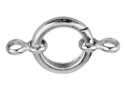 Cierre Redondo Invisible 18mm, Plata 925 Ref. 28027