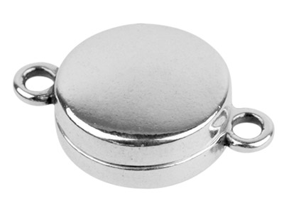 Cierre Magntico Redondo 11mm, Plata 925