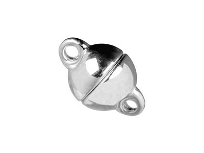 Cierre Magntico De Bola De 6mm, Plata 925, Langer