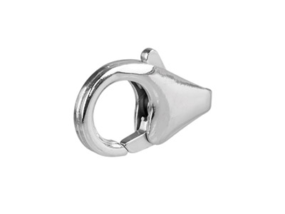Cierre Menotte Sin Anilla 10 Mm, Plata De Ley 925 - Imagen Estandar - 2