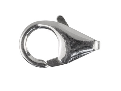 Cierre De Langosta Sin Anilla 14mm, Plata 925
