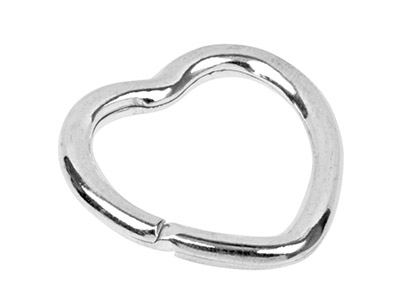 Llavero-Corazón-30 mm,-Plata-De----Le...