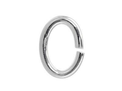Anilla De Engarce Ovalada De 9 Mm, Plata 925, Bolsa De 10