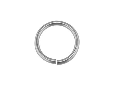 Anillo De Extremo Ligero 4 Mm, Plata 925