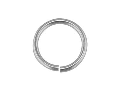 Anillo Terminal Ligero 6mm, Plata 925