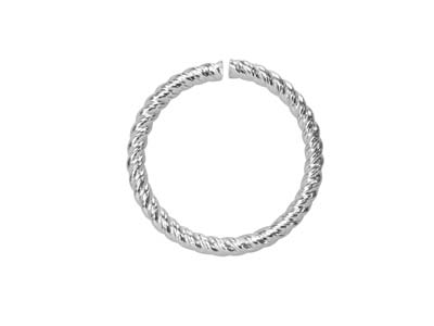 Anillo De Extremo Retorcido 10 mm, Plata 925 - Imagen Estandar - 1