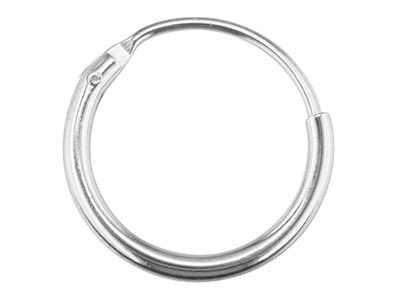 Pendiente Criollo De Plata De Ley, 18 Mm, Paquete De 6, Pesado