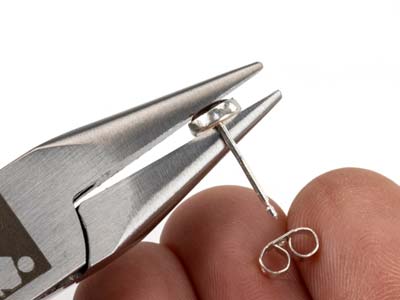 Alfileres De 9,5 X 0,8 MM Para Pendientes, Plata 925, Bolsa De 10 Pares 100% Plata Reciclada - Imagen Estandar - 4
