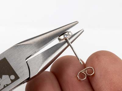 Alfileres Para Cierre De Pendiente 11,1 X 0,80 Mm, Plata 925, Bolsa De10 Pares 100% Plata Reciclada - Imagen Estandar - 4