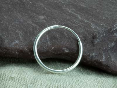 Aro Estilo Criolla De 16 mm, Plata 925, Par - Imagen Estandar - 6