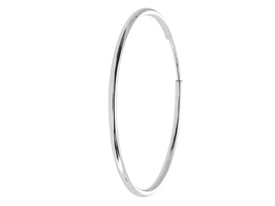 Aro 30 mm, Plata 925, Par - Imagen Estandar - 4