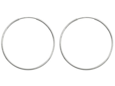 Aro 38mm, Plata 925, Par