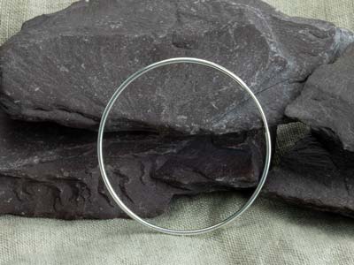Aro 38 mm, Plata 925, Par - Imagen Estandar - 6