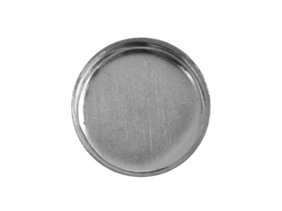 Soporte Para Cabujón Redondo De 6 mm, Plata 925, Bolsa De 6 - Imagen Estandar - 2