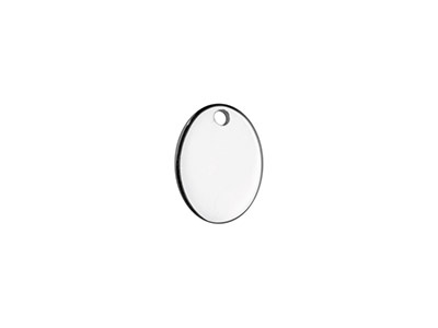 Blank Para Colgante Oval 8 X 6mm, Plata 925, Bolsa De 5