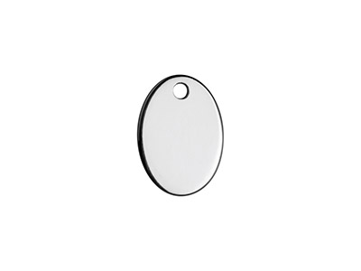 Pieza En Bruto De Colgante Oval 12 X 8 mm, Plata 925, Bolsa De 5 - Imagen Estandar - 1