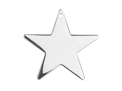 Troquel De Estampado De 25 MM En Forma De Estrella De Plata De Ley - Imagen Estandar - 1