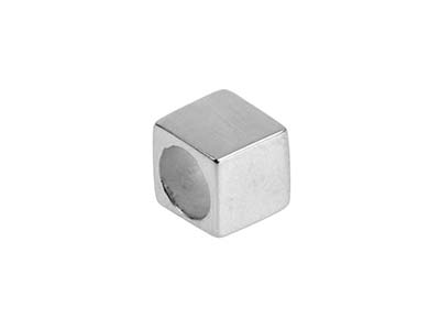 Troquel De Estampado En Forma De Cubo De Plata De Ley, Pack De 3