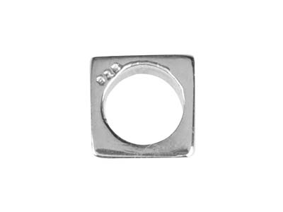 Distanciador De Cubos 6 X 6 mm, Plata 925, Bolsa De 3 - Imagen Estandar - 2