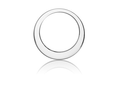 Arandela Asim{trica 20 mm, Plata Deley 925 - Imagen Estandar - 1