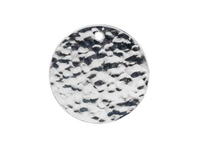 St Sil Rnd Hammered Blank 20mm - Imagen Estandar - 1