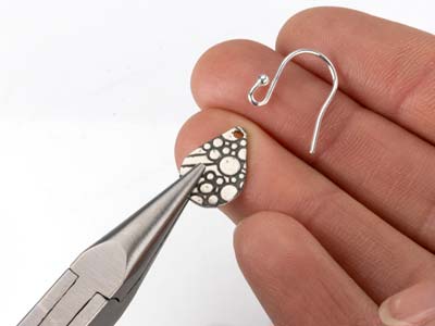 Gancho De Hilo Con Bola, Plata 925,bolsa De 10 Pares - Imagen Estandar - 4