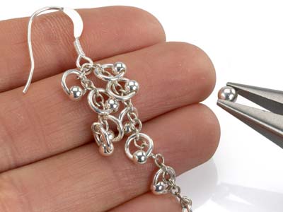 Gancho De Alambre Con Anilla, Plata925, Bolsa De 10 Pares - Imagen Estandar - 4