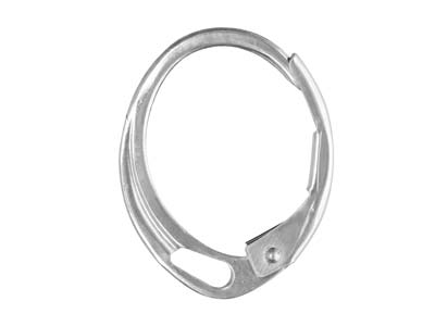 Gancho De Dormilona Con Anillo Integrado, Plata 925, Por Pieza - Imagen Estandar - 1