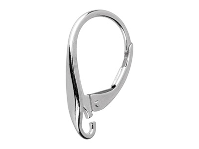 Pendiente Tipo Dormeuse Con Anilla Abierta, Plata 925, Por Pieza - Imagen Estandar - 2