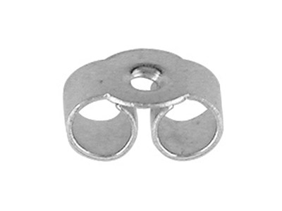 Cierre De Pendiente De Plata 925, Bolsa De 25 Pares.