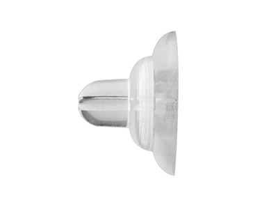 Cierres De Silicona Y Plata De Ley En Forma De Disco, Paquete De 2 - Imagen Estandar - 3