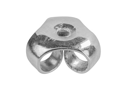 Tuerca 3 Ramas 5mm, Plata 925, Bolsa De 10 Pares