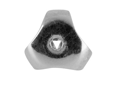 Tuerca 3 Ramas 5 mm, Plata 925, Bolsa De 10 Pares - Imagen Estandar - 3