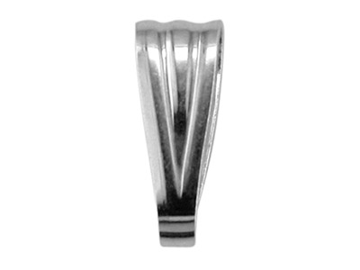 Fianza Abierta Acanalada De 10,5 mm, Plata 925, Bolsa De 10 - Imagen Estandar - 1