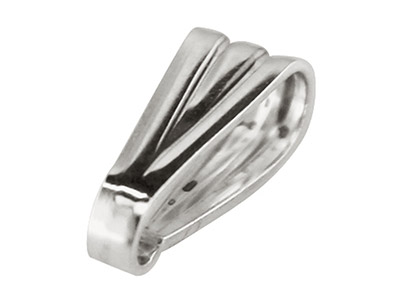 Fianza Abierta Acanalada De 10,5 mm, Plata 925, Bolsa De 10 - Imagen Estandar - 2