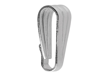 Fianza Abierta Acanalada De 10,5 mm, Plata 925, Bolsa De 10 - Imagen Estandar - 3
