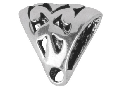 Fianza De Fantasía, Modelo Pequeño 8 mm, Plata 925 Pulida - Imagen Estandar - 1