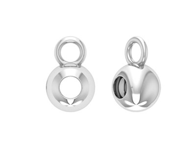Fianza De Bola De 5mm, Plata 925, Paquete De 10unidades